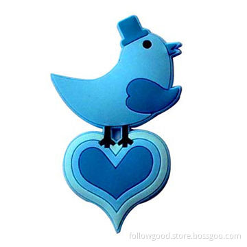 Cheap, Funny, Custom Cute Bird Shape 3D Fridge Magnets